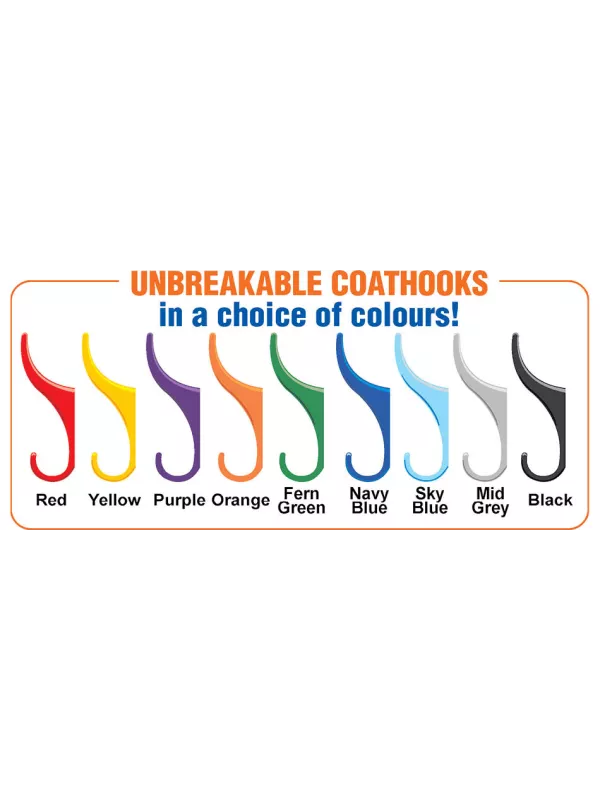 Willowbrook KubbyClass Single Sided Coat Benches